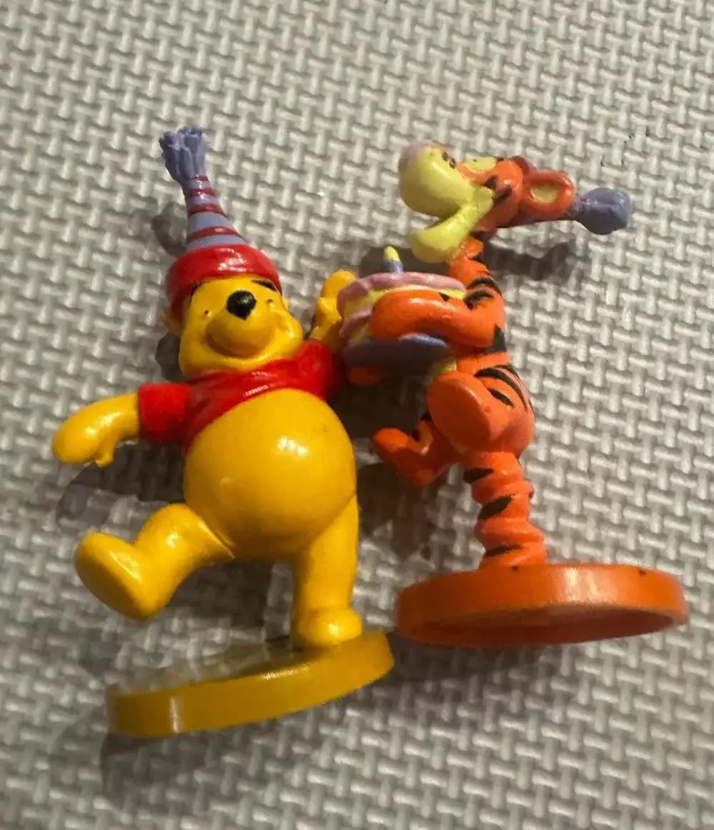 Disney Winnie the Pooh and Tigger Birthday Party Cake Topper Figurines, 3